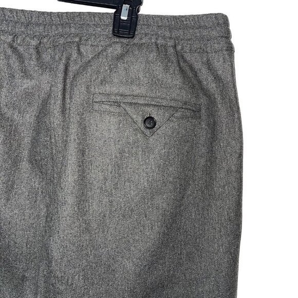 Billy Reid Mens Stanton Jogger Pants Size Large Gray Wool Blend Made In Italy - Picture 7 of 9